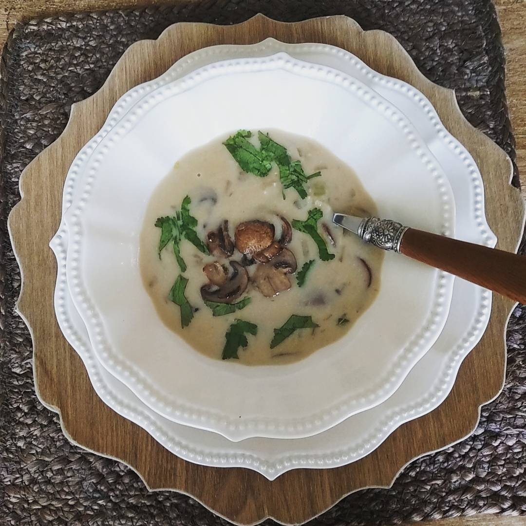 Skinny Cream Mushroom Soup Recipe